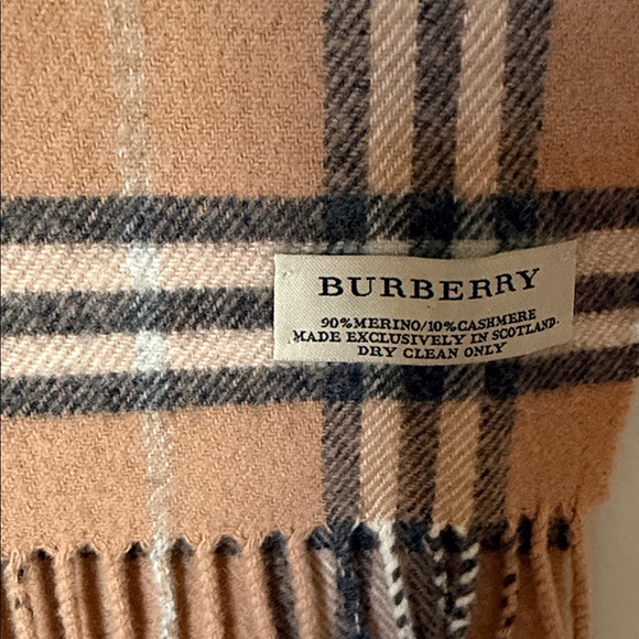Burberry Plaid Fringe Scarf - Picture 2 of 5